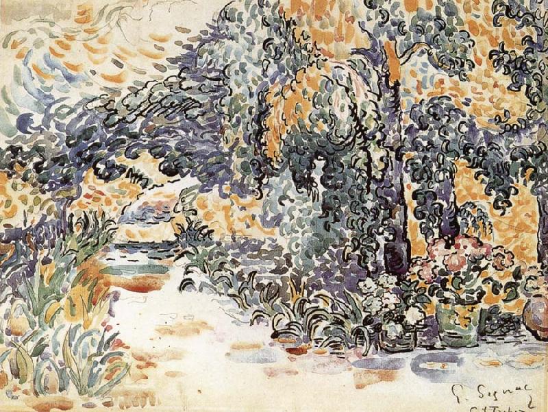 Paul Signac Artist-s Garden oil painting image